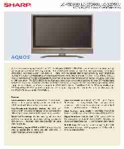 Sharp Flat Panel Television LC 32D50U-page_pdf
